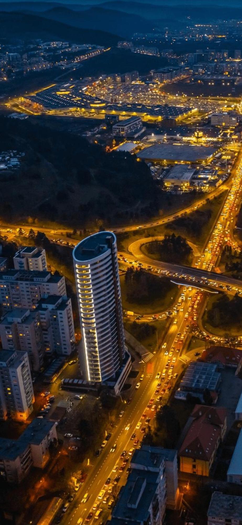 Boudoir Apartment City Tower - 15Th Floor Cluj-Napoca Eksteriør billede